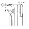 BAHCO 1410D Rörtång 320mm • 45mm| Vvs Verktyg|Tänger & Tvingar