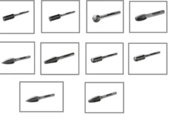 BAHCO Roterande filar set 10-delar| Slipstift