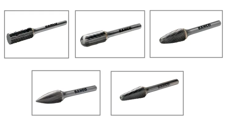 BAHCO Roterande filar set1 5-delar| Slipstift