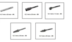 BAHCO Roterande filar set 5-p Aluminium| Slipstift