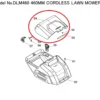 MAKITA Batterilucka till DLM460| Reservdelar