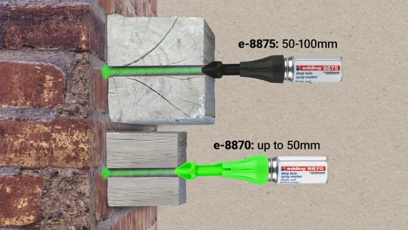 Thomee Edding 8870 Djuphålsspraymarkör 50mm| Märkpennor