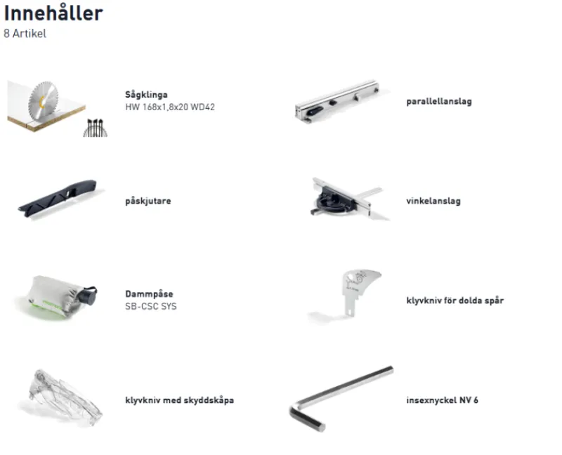 Festool Batteridriven bordssåg CSC SYS 50 EB-Basic| Såga