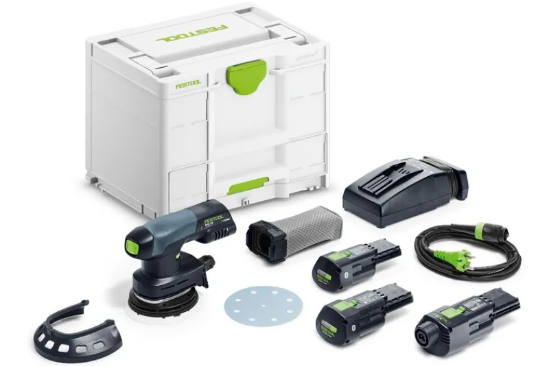 Festool Batterislip Rund Excenter ETSC 125 3,0 I-Set| Slipa Och Borsta