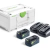 Festool Laddpaket SYS 18V 2xHP5,0/TCL6DUO| Batteri - Laddare