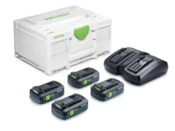 Festool Laddpaket SYS 18V 4xTBX4/TCL6DUO| Batteri - Laddare