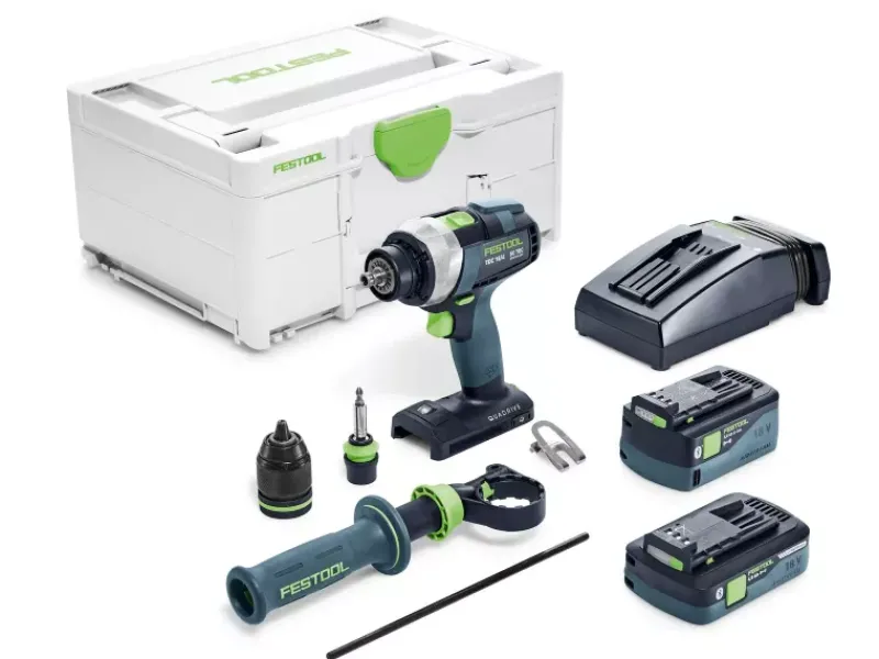 Festool Skruvdragare QUADRIVE TDC 18/4 5,0/4,0 I-Plus| Borra Och Skruva