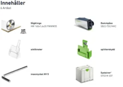 Festool Sänksåg 18V TSC 55 KSEB-BASIC| Såga