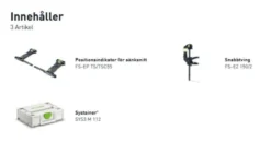 Festool Tillbehörsset ZS FS-EP TS/TSC55| Såga|Styrskenor & Tillbehör