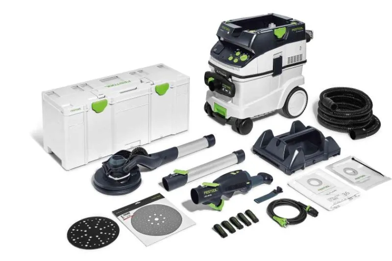 Festool Vägg- & takslip och dammsugare i set PLANEX LHS 2 225 EQI/CTM 36-Set| Slipa Och Borsta