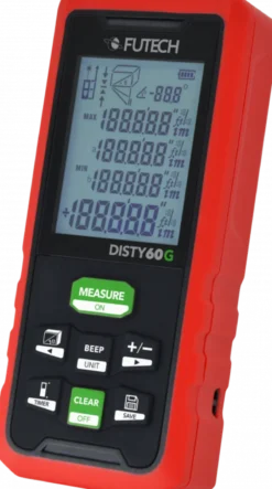 Futech Avståndsmättare Disty 60G grön| Avståndsmätare