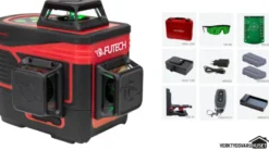 Futech Multilinjelaser 3D Compact Grön| Linjelaser & Korslaser
