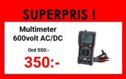 Wiha Futech Multimeter 600V AC/DC MM3500| Övriga Instrument