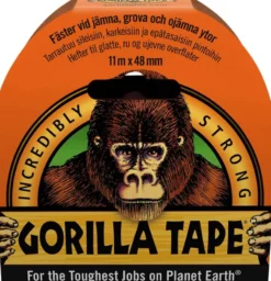 Thomee Gorilla Vävtejp svart 48mm x 11m| Smörj , Rengörning, Lim Och Tejp