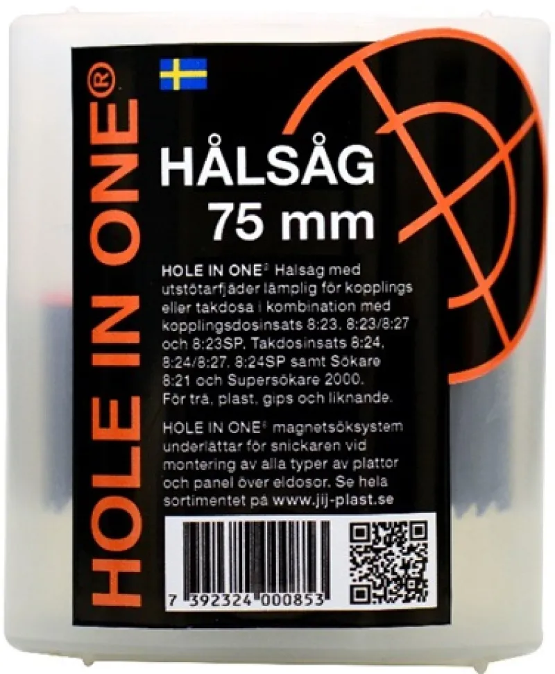 Hole in One Hålsåg 75 mm| Hålsågar & Kakelborr