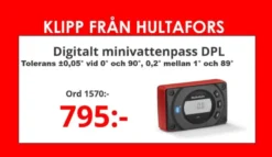 Hultafors Digitalt Minivattenpass DPL| Mätverktyg & Vattenpass