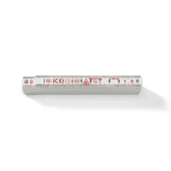 Hultafors Meterstock glasfiber VIT 1 meter| Mätverktyg & Vattenpass