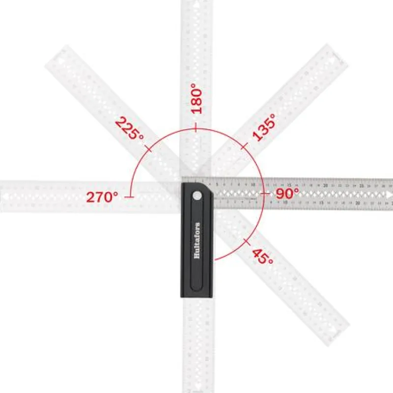 Hultafors Vinkelhake ställbar-Quattro 270| Mätverktyg & Vattenpass