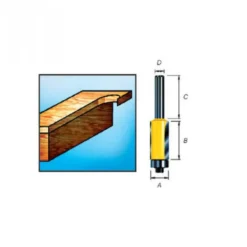 MAKITA Kantfräs 12,7x26mm, treskär| Frässtål
