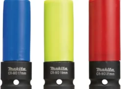 MAKITA Krafthylssats långa 1/2" 17-19-21mm 3-delar| Hylsor & Nyckelverktyg