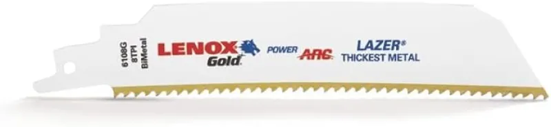 LENOX Gold Tigersågblad Metall 152mm 8TPI 5-pack| Tigersågblad