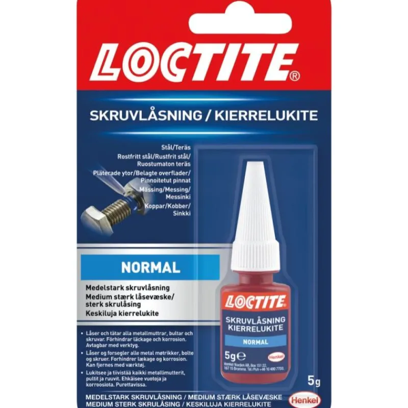 LOCTITE Skruvlåsning normal 5g| Smörj , Rengörning, Lim Och Tejp