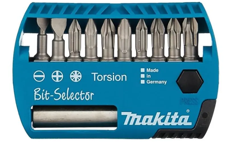 MAKITA Bitssats 11-delar Torsion| Bits Och Bitssatser