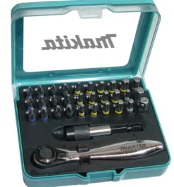 MAKITA Bitssats med mini spärrskaft 32-delar| Bits Och Bitssatser