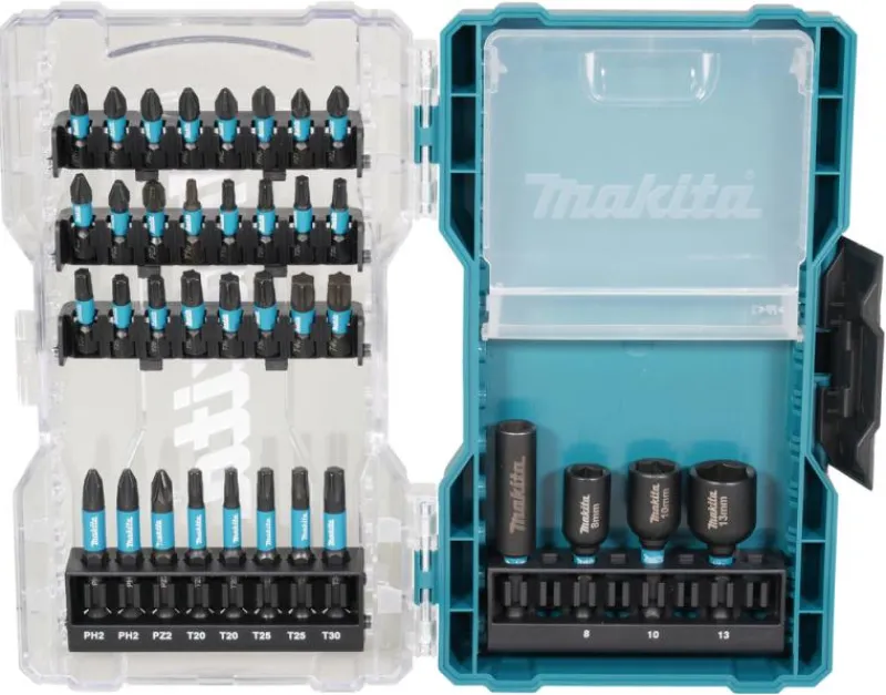 MAKITA Black Bitssats 36-del| Bits Och Bitssatser