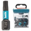MAKITA Black Bits T25 • 25mm • 25st| Bits Och Bitssatser