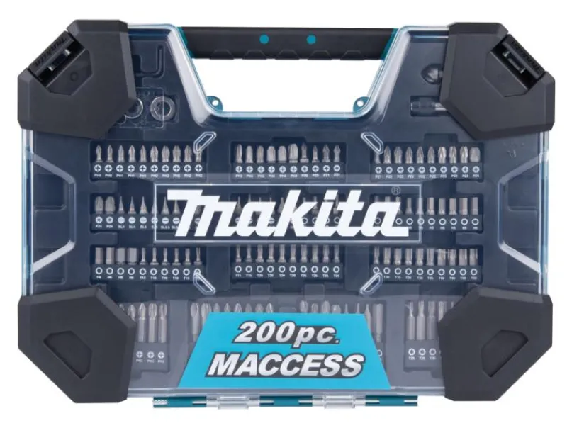 MAKITA Borr- & Bitssats 200-delar| Borr Och Borrsatser|Bits Och Bitssatser