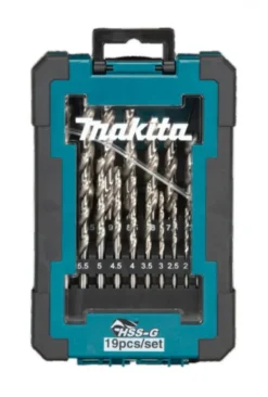 MAKITA Borrsats HSS-G 1-10mm 19-delar| Borr Och Borrsatser