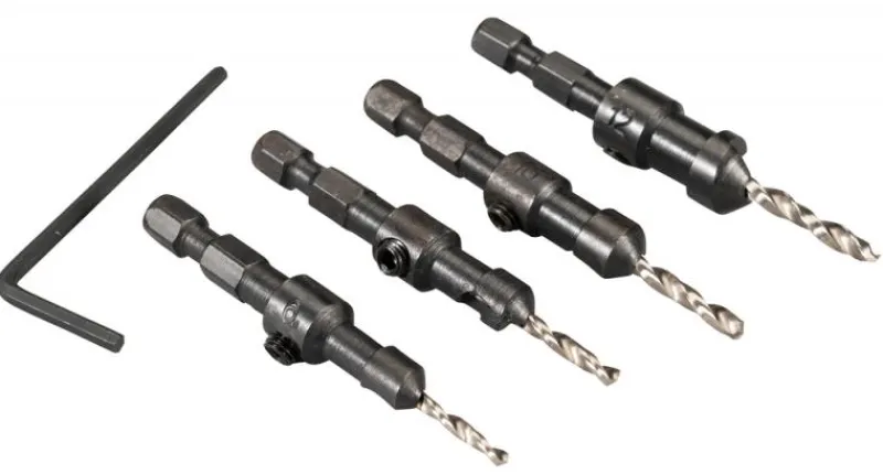 MAKITA Borrset med försänkare 4-pack| Borr Och Borrsatser