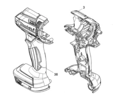 MAKITA 183B63-4 Skal till DTD152| Reservdelar