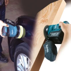 MAKITA DBO180RTJ Excenterslip 18V 125mm, komplett| Slipmaskiner