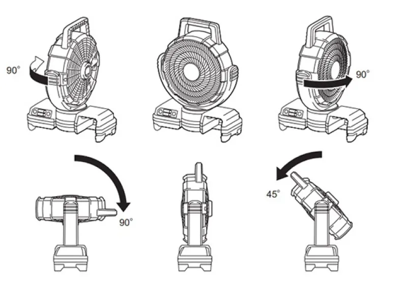 MAKITA DCF203Z Fläkt 18V| Övriga Sladdlösa Verktyg