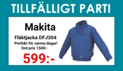 MAKITA DFJ304Z Fläktjacka 18V| Makita Kläder