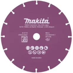 MAKITA Diamantklinga för stål 230x1,6x22,23 mm| Kap- Slipskivor|Diamantklingor