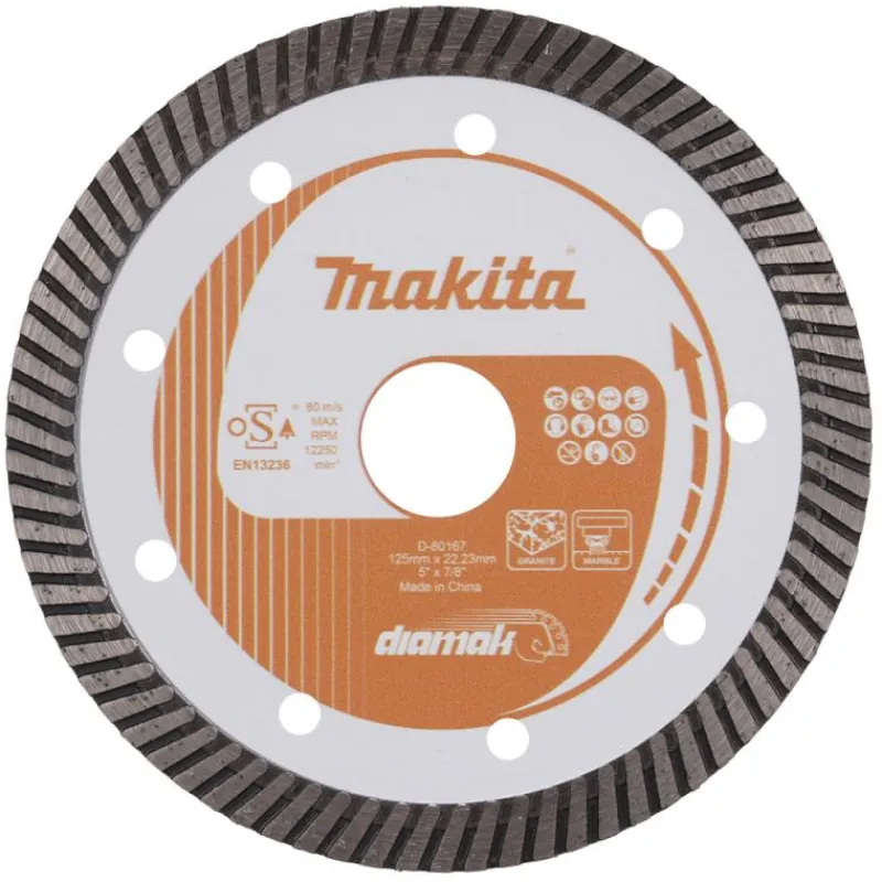 MAKITA Diamantklinga 125mm • Marmor, granit| Diamantklingor