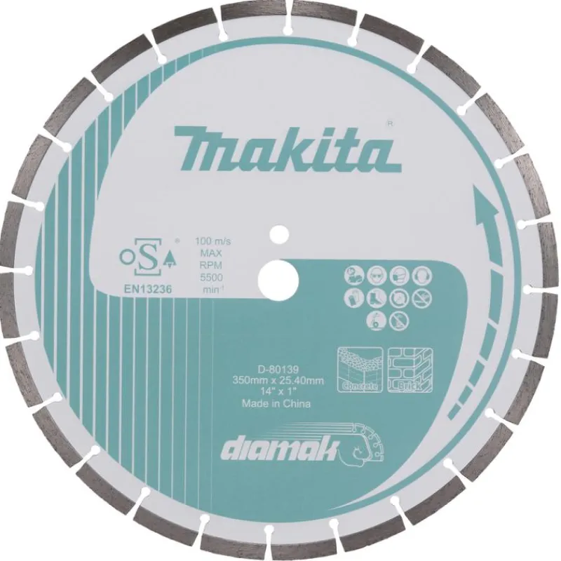 MAKITA Diamantklinga 350x25,4mm| Diamantklingor