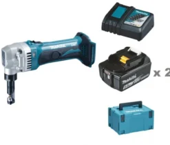 MAKITA DJN161RTJ Nibbler 18V, komplett| Nibblare, Plåtsax Batteri