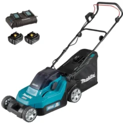MAKITA DLM382CM2 Gräsklippare 2x18V 4,0Ah, komplett| Gräsklippare
