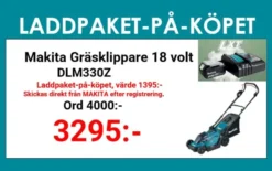 MAKITA DLM330Z Gräsklippare 18V| Gräsklippare