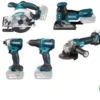 MAKITA DLX6141G PlusPlus Combokit 8 st maskiner & väska +1st extra 5,0Ah-batteri-på-köpet! Värde 995:-| Combokit
