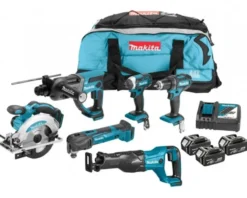 MAKITA DLX6038T Combokit (6 st maskiner i väska +1st extra 5,0Ab-batteri-på-köpet! Värde 995:-| Combokit