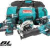 MAKITA DLX5032T combokit (5 st maskiner i väska) +1st extra 5,0Ah-batteri-på-köpet! Värde 995:-| Combokit
