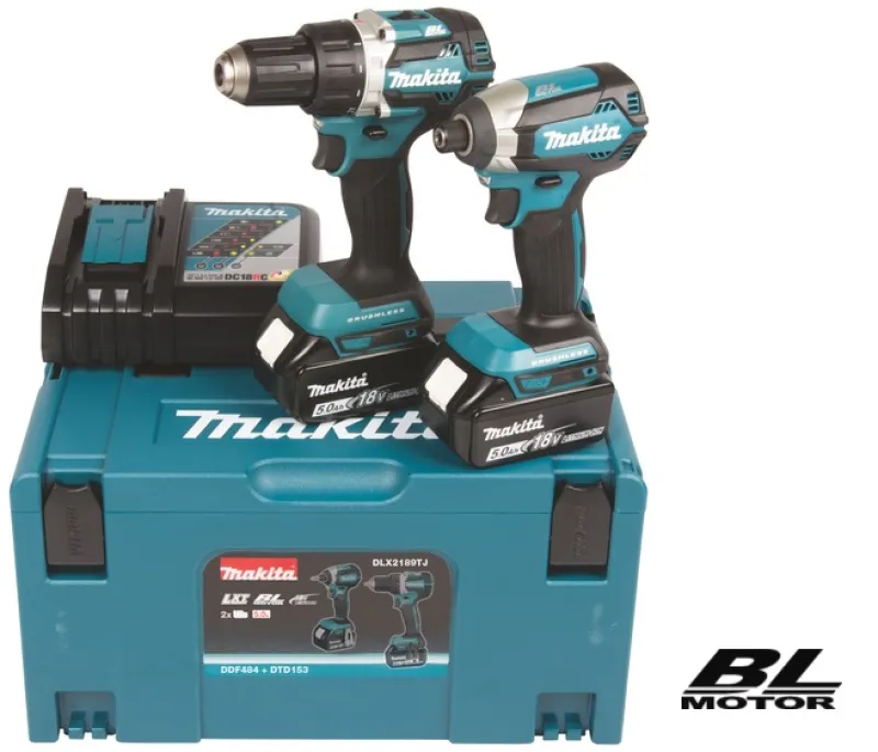 MAKITA DLX2189TJ Combokit(DDF484+DTD153)| Slagskruvdragare|Makita Kampanjer