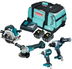 MAKITA DLX4156TX1 combokit 18V (4 st maskiner i väska)| Combokit