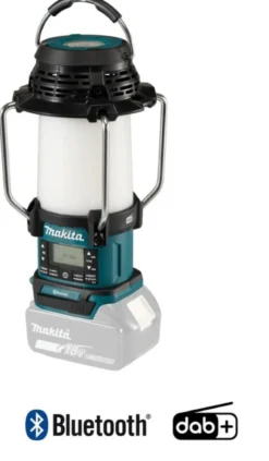 MAKITA DMR056 Lampa 18V med Radio, Bluetooth och DAB+| Arbetsbelysning|Radio