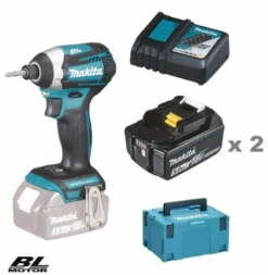 MAKITA DTD154RTJ Slagskruvdragare 18V, komplett| Slagskruvdragare